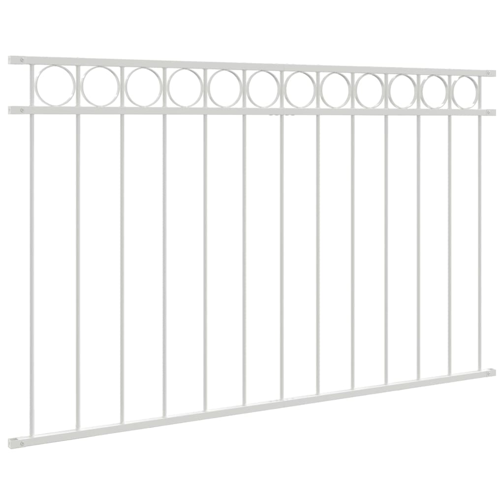 Elemento Recinzione ASSEN Bianco 170 x 100 cm Acciaio | homemem39