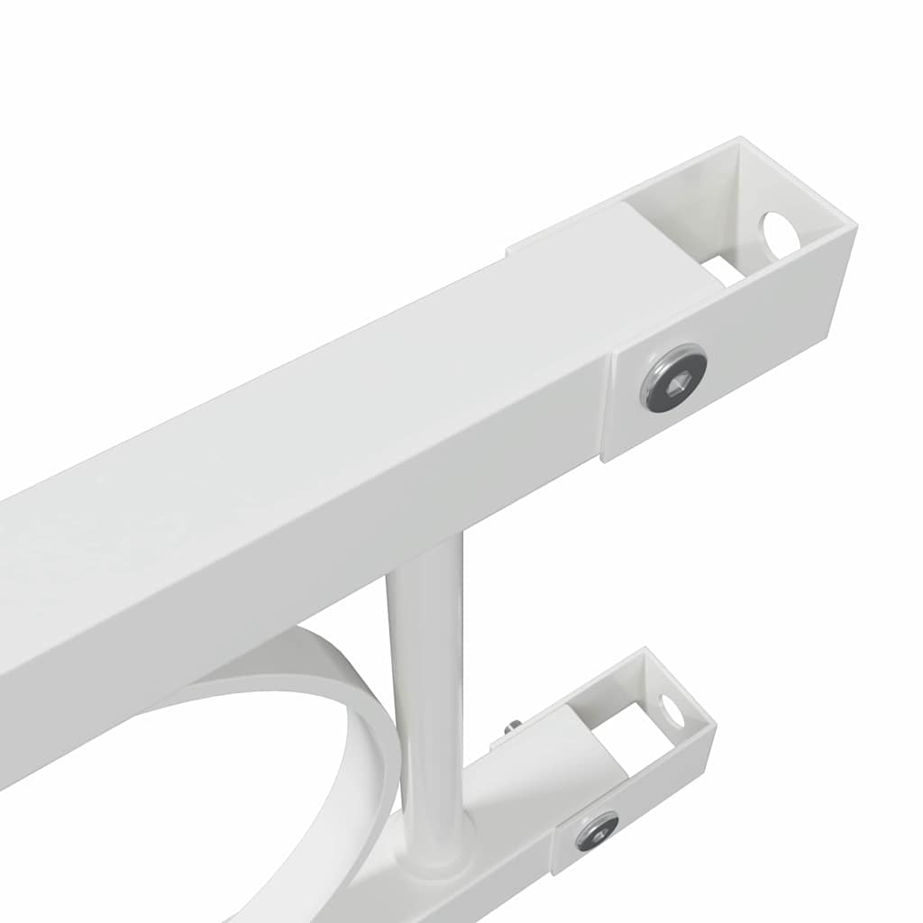 Elemento Recinzione ASSEN Bianco 170 x 150 cm Acciaio | homemem39