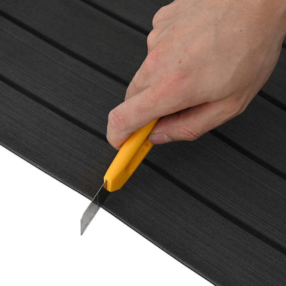 Pavimento per Barca Grigio scuro e nero 240 x 90 cm Schiuma EVA