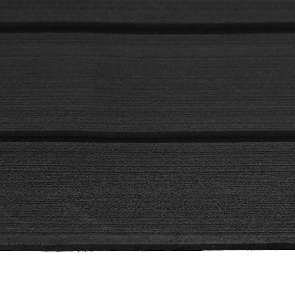 Pavimento per Barca Grigio scuro e nero 240 x 90 cm Schiuma EVA