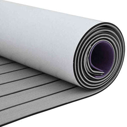 Pavimento per Barca grigio chiaro e nero 240 x 60 cm