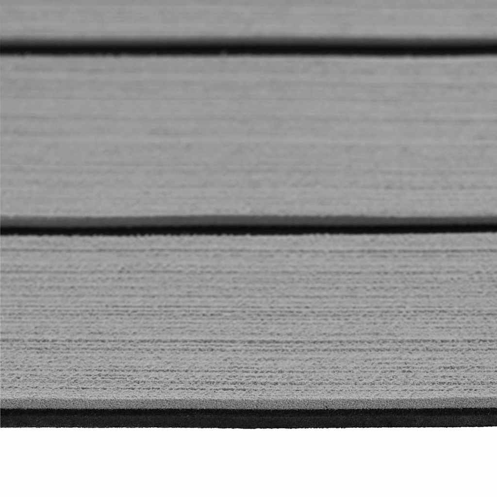 Pavimento per Barca grigio chiaro e nero 240 x 60 cm