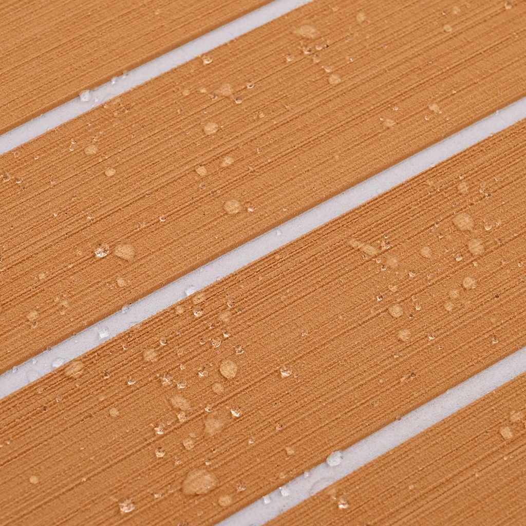 Pavimento per Barca Marrone e bianco 240 x 60 cm Schiuma EVA