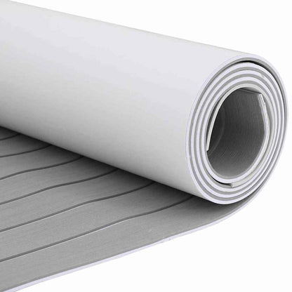 Pavimento per Barca Grigio chiaro e bianco 240 x 60 cm