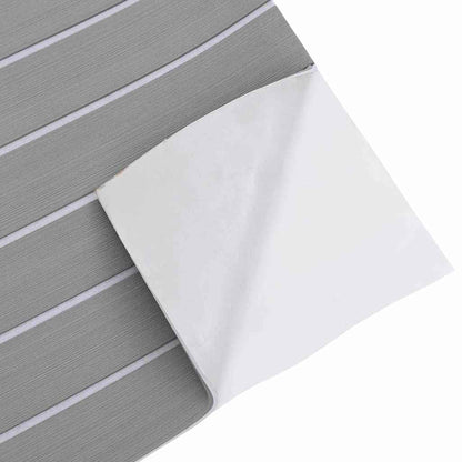 Pavimento per Barca Grigio chiaro e bianco 240 x 60 cm