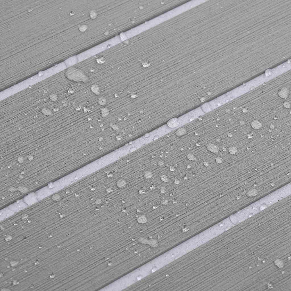 Pavimento per Barca Grigio chiaro e bianco 240 x 60 cm