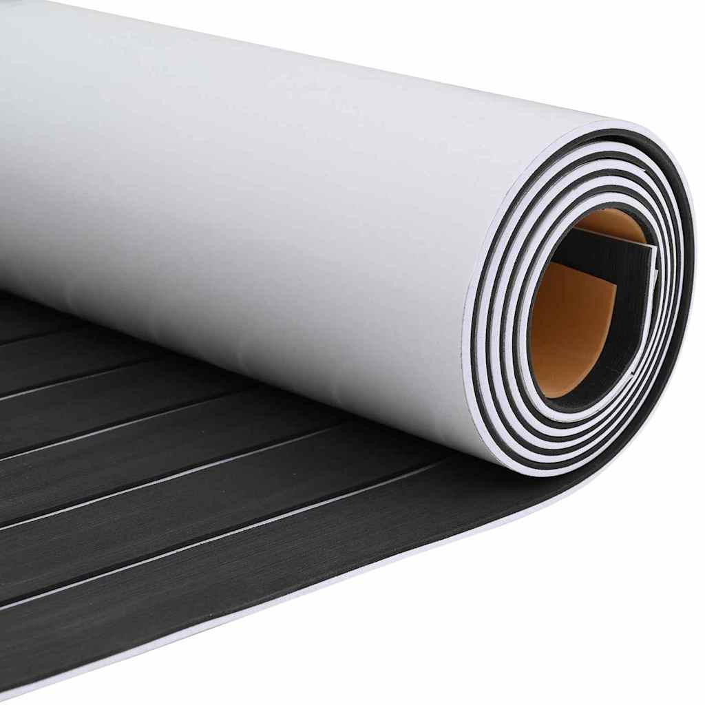 Pavimento per Barca grigio scuro e bianco 240 x 60 cm