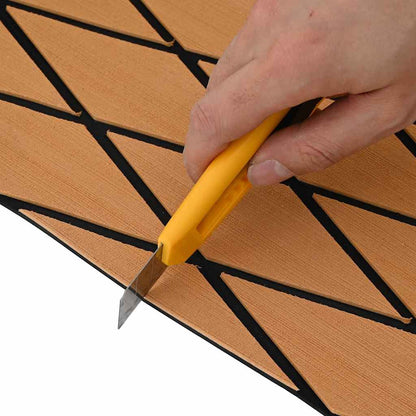 Pavimento per Barca Marrone e nero 190 x 70 cm Schiuma EVA