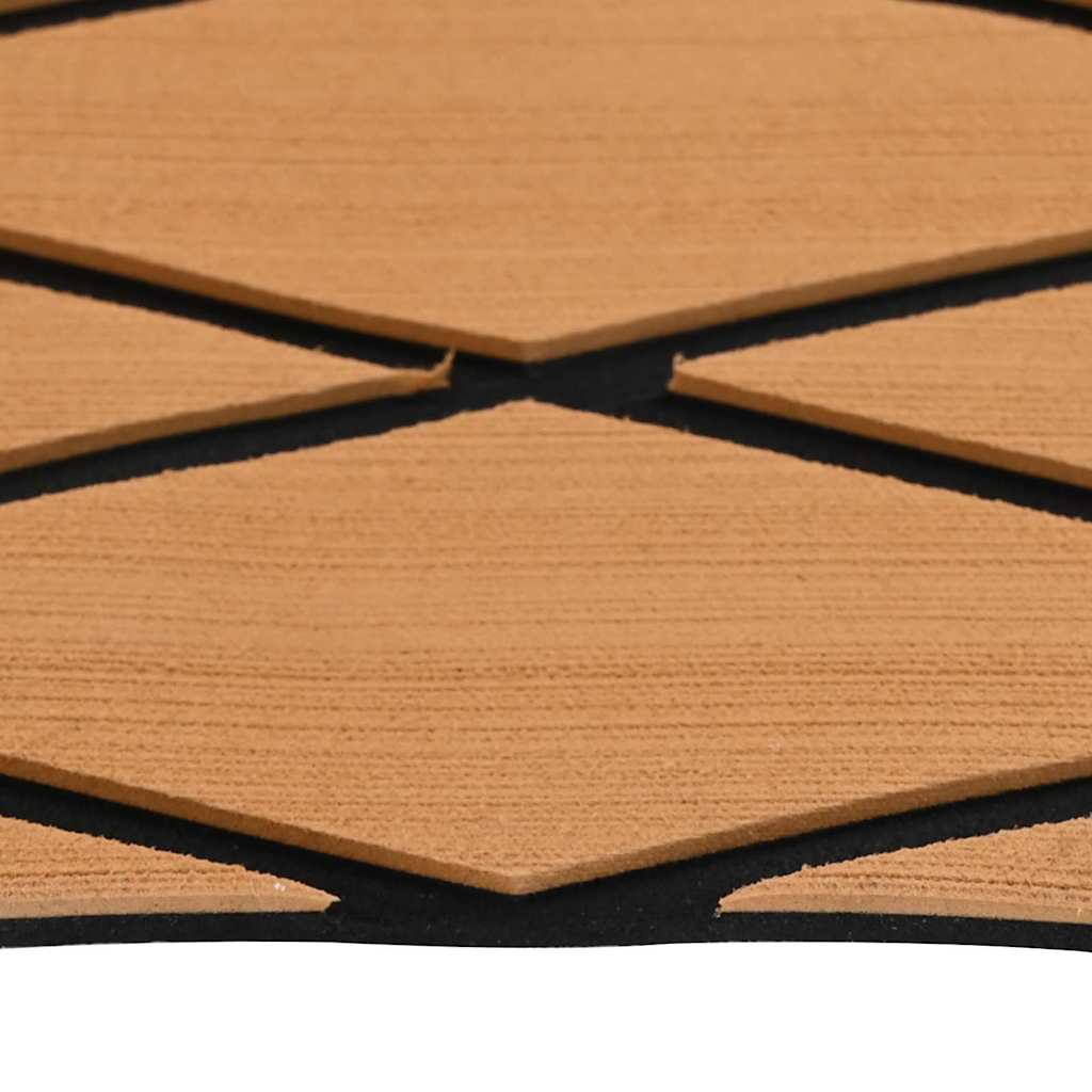Pavimento per Barca Marrone e nero 190 x 70 cm Schiuma EVA