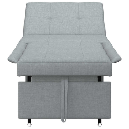 Divano letto Grigio chiaro 194 x 50 x 82 cm Legno compensato