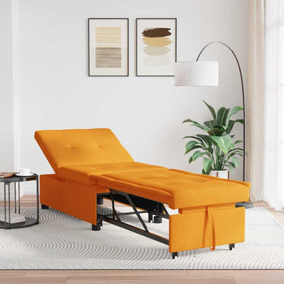 Divano letto Giallo scuro 194 x 67 x 37 cm Tessuto