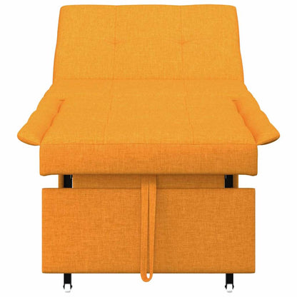 Divano letto Giallo scuro 194 x 67 x 37 cm Tessuto