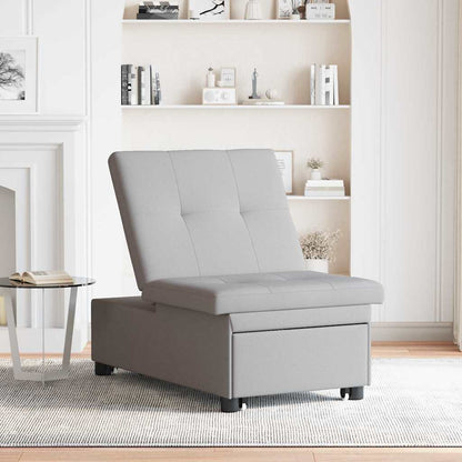 Divano letto Grigio 194 x 67 x 37 cm Tessuto