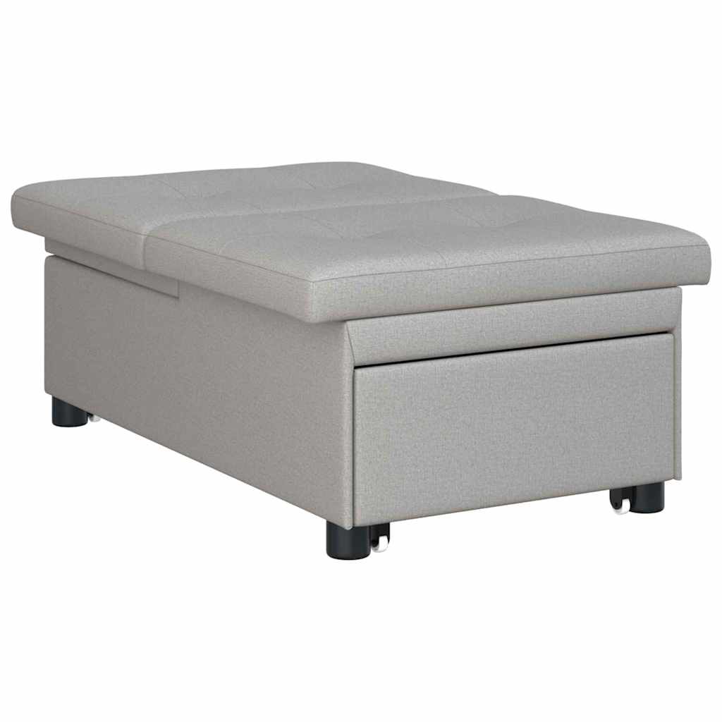 Divano letto Grigio 194 x 67 x 37 cm Tessuto