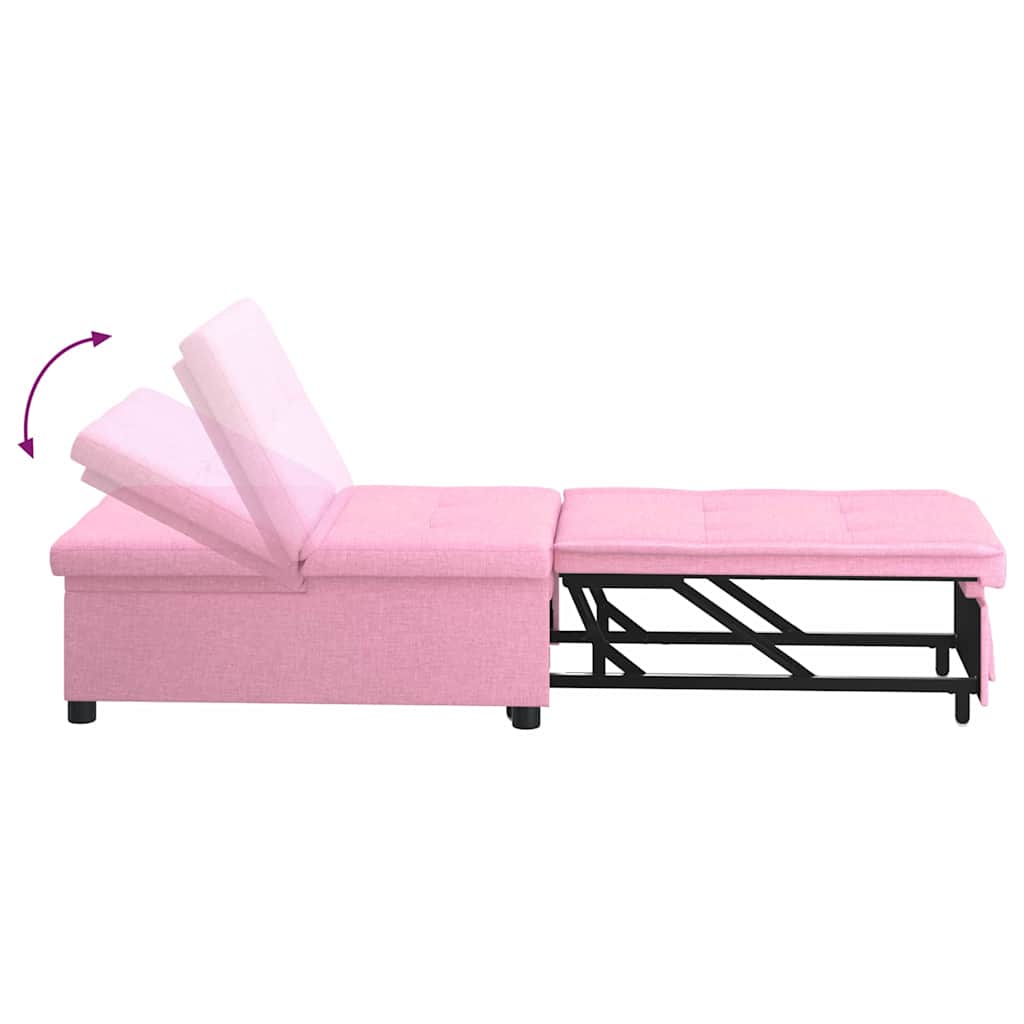 Divano letto Rosa 194 x 67 x 37 cm Tessuto