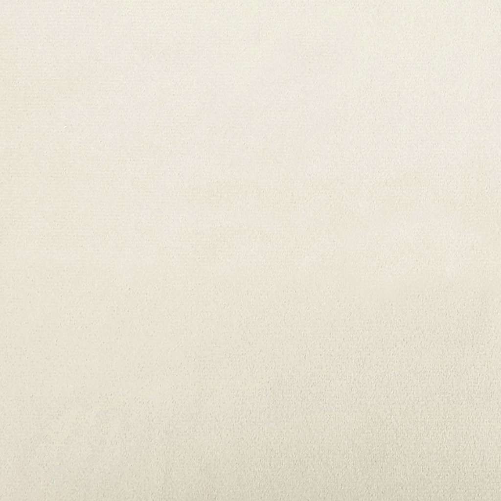 Divano letto Crema 194 x 67 x 82 cm Velluto | homemem39