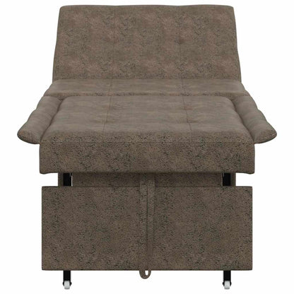 Divano Letto Grigio scuro 67 x 194 x 38 cm