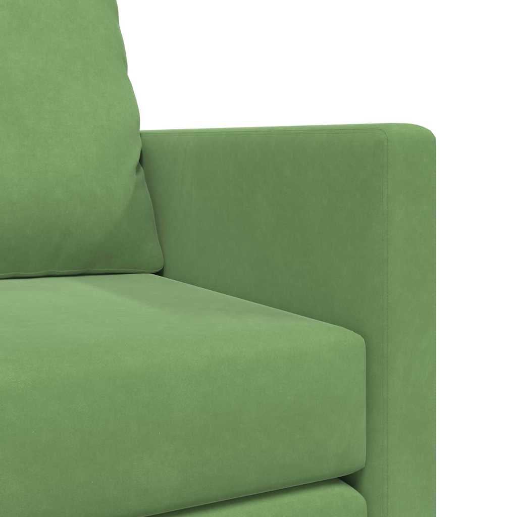 Divano Letto con cuscino Verde chiaro 122 x 70 x 60 cm Velluto - homemem39