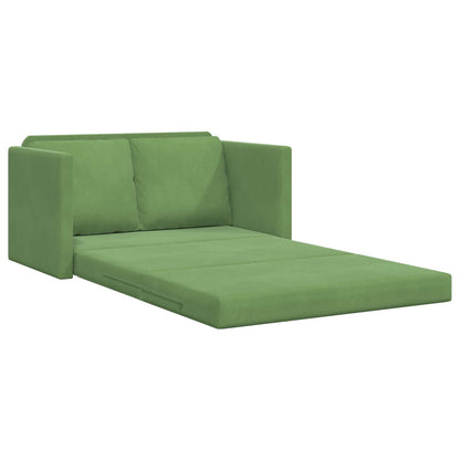 Divano letto Verde chiaro 204 x 122 x 60 cm Velluto - homemem39