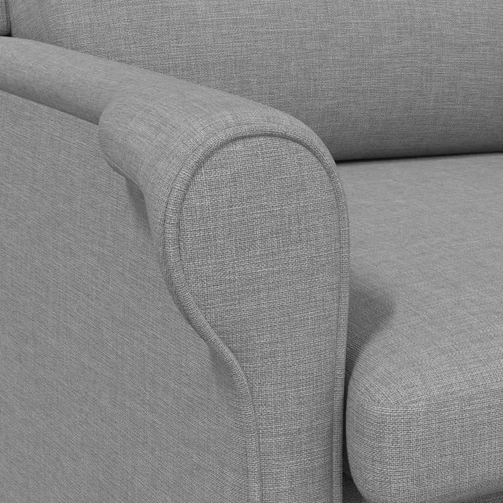 poltrona Grigio chiaro 76 x 94 x 102 cm Tessuto