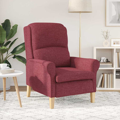 poltrona Rosso vino 76 x 94 x 102 cm Tessuto
