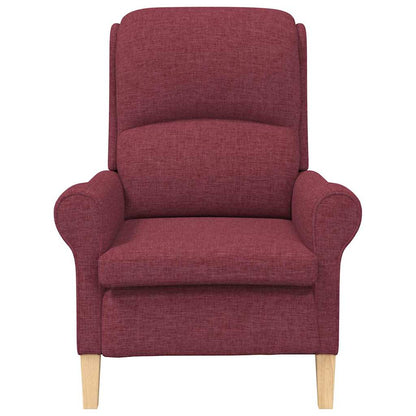 poltrona Rosso vino 76 x 94 x 102 cm Tessuto