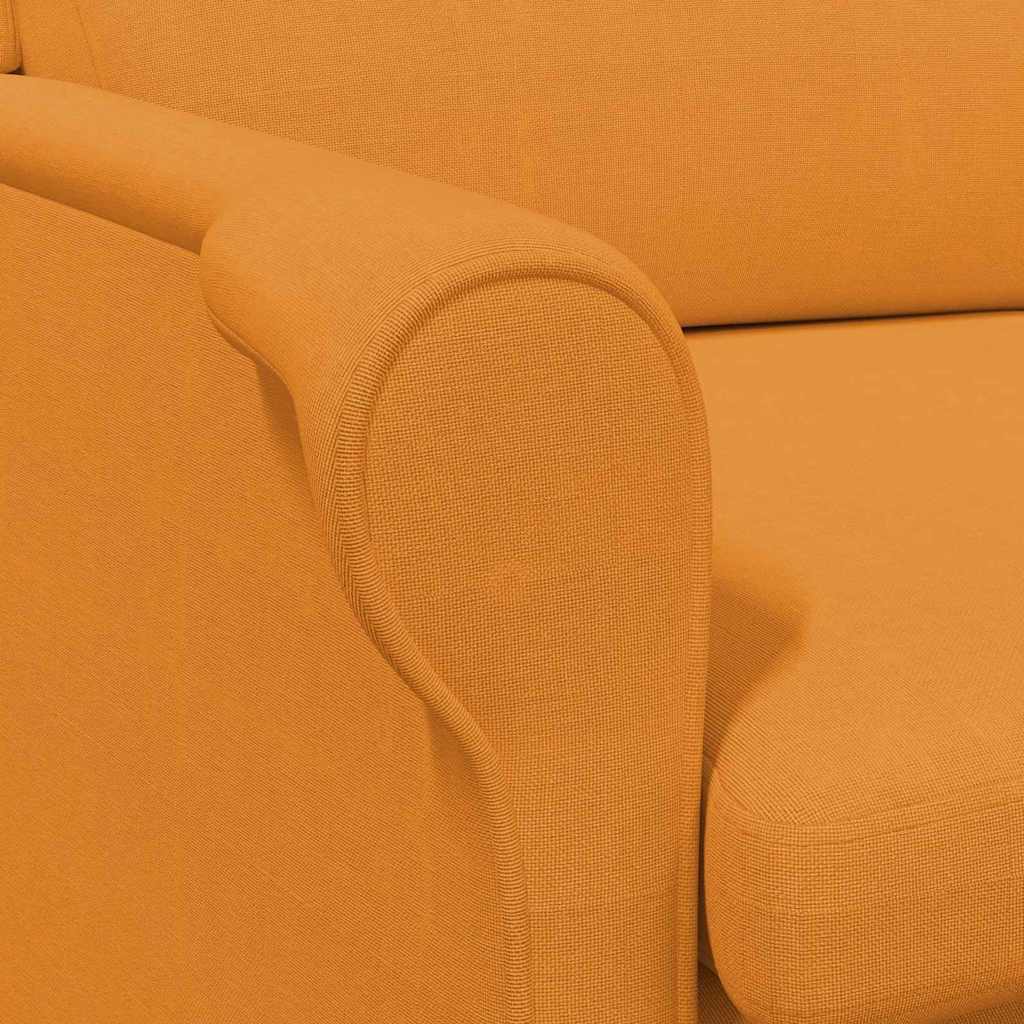 poltrona Giallo scuro 76 x 94 x 102 cm Tessuto