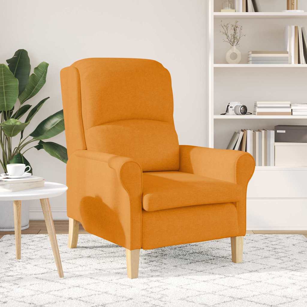 poltrona Giallo scuro 76 x 94 x 102 cm Tessuto