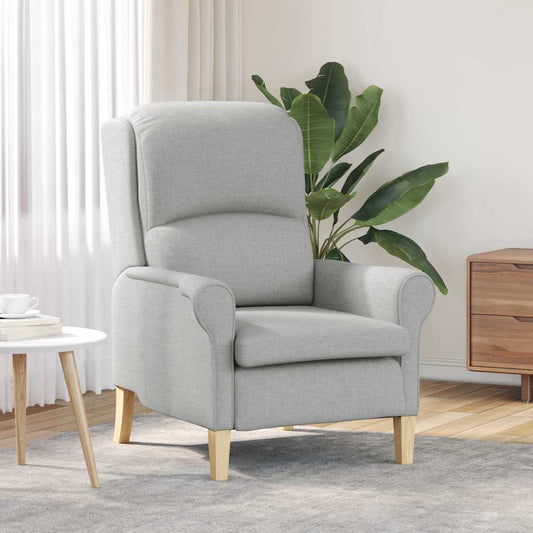 poltrona Grigio nuvola 76 x 94 x 102 cm Tessuto
