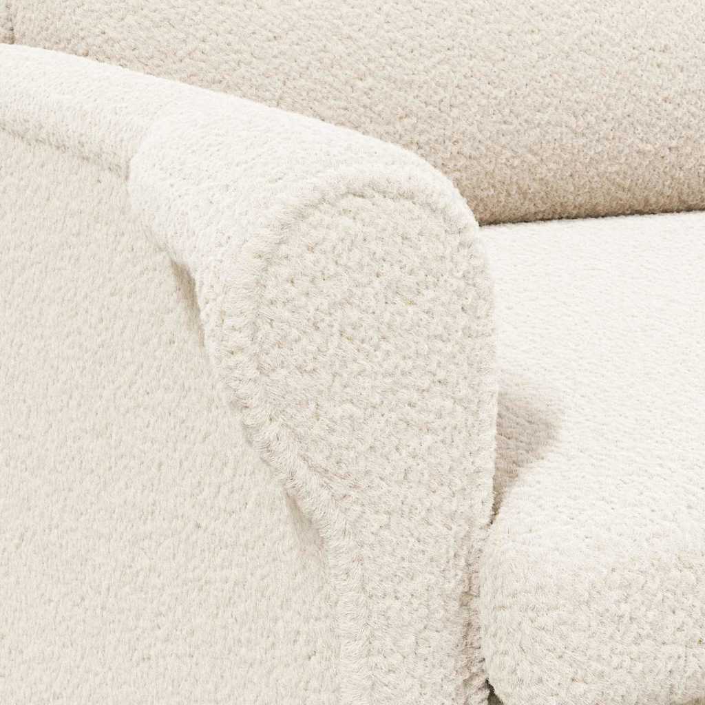 poltrona Crema 76 x 94 x 102 cm Tessuto