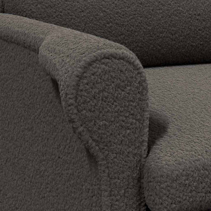 poltrona Grigio scuro 76 x 94 x 102 cm Tessuto