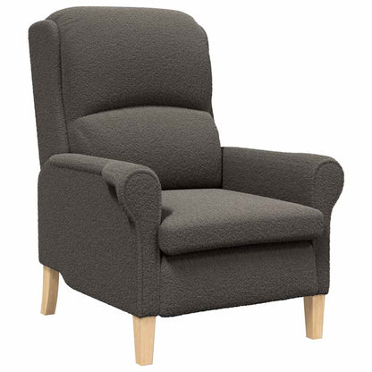 poltrona Grigio scuro 76 x 94 x 102 cm Tessuto