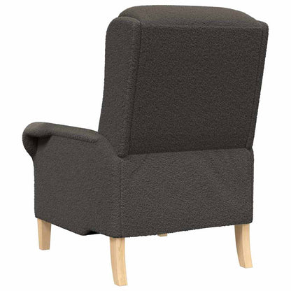 poltrona Grigio scuro 76 x 94 x 102 cm Tessuto