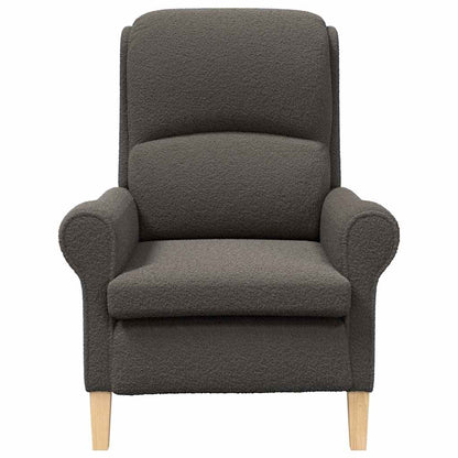 poltrona Grigio scuro 76 x 94 x 102 cm Tessuto
