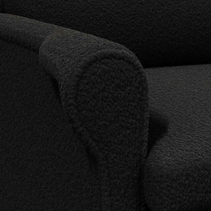 poltrona Nero 76 x 94 x 102 cm Tessuto