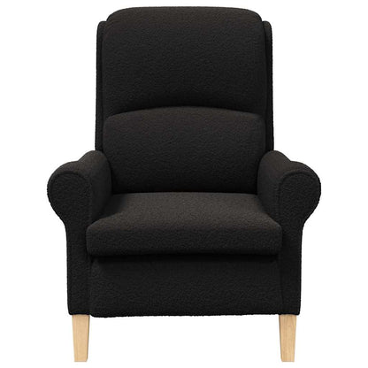 poltrona Nero 76 x 94 x 102 cm Tessuto