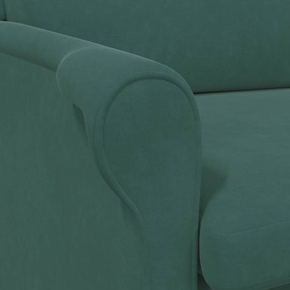 poltrona Verde scuro 76 x 94 x 102 cm Velluto