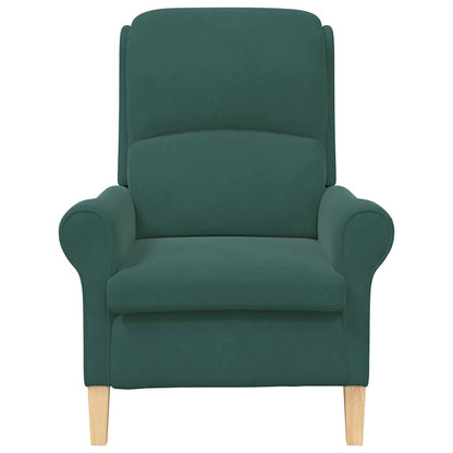 poltrona Verde scuro 76 x 94 x 102 cm Velluto