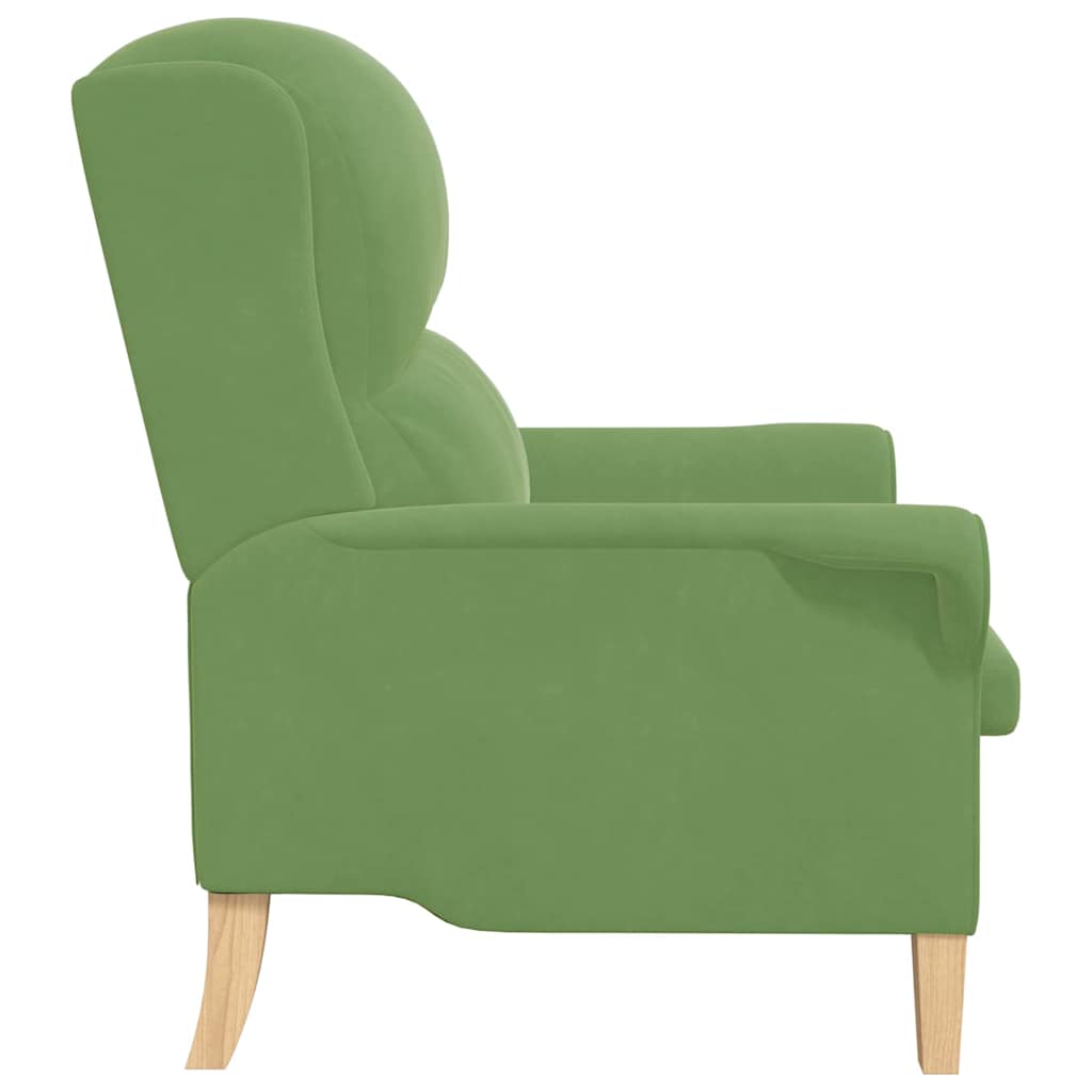 poltrona Verde chiaro 76 x 94 x 102 cm Velluto