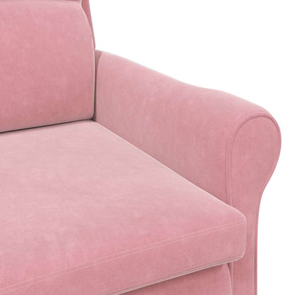 poltrona Rosa 76 x 94 x 102 cm Velluto