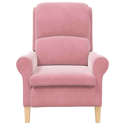 poltrona Rosa 76 x 94 x 102 cm Velluto