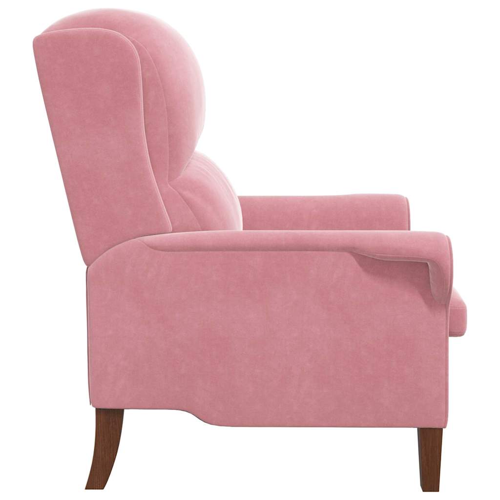 poltrona Rosa Velluto | homemem39