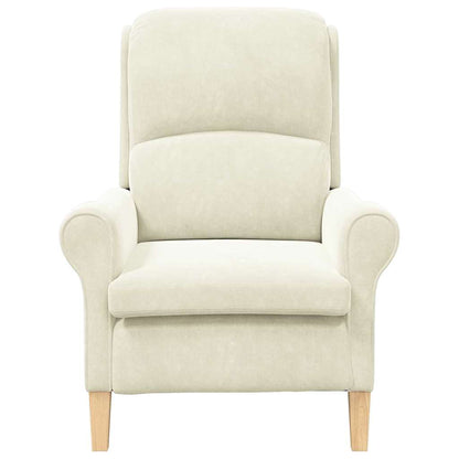 poltrona Crema 76 x 94 x 102 cm Velluto