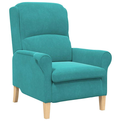 poltrona Turchese 76 x 94 x 102 cm Velluto