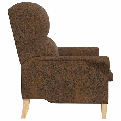 poltrona Marrone 76 x 94 x 102 cm Pelle sintetica