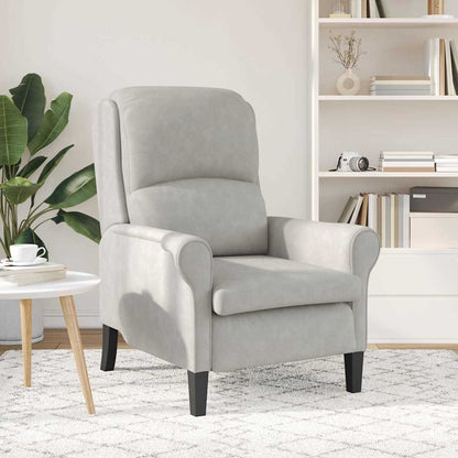 poltrona Grigio chiaro 76 x 94 x 102 cm Microfibra | homemem39