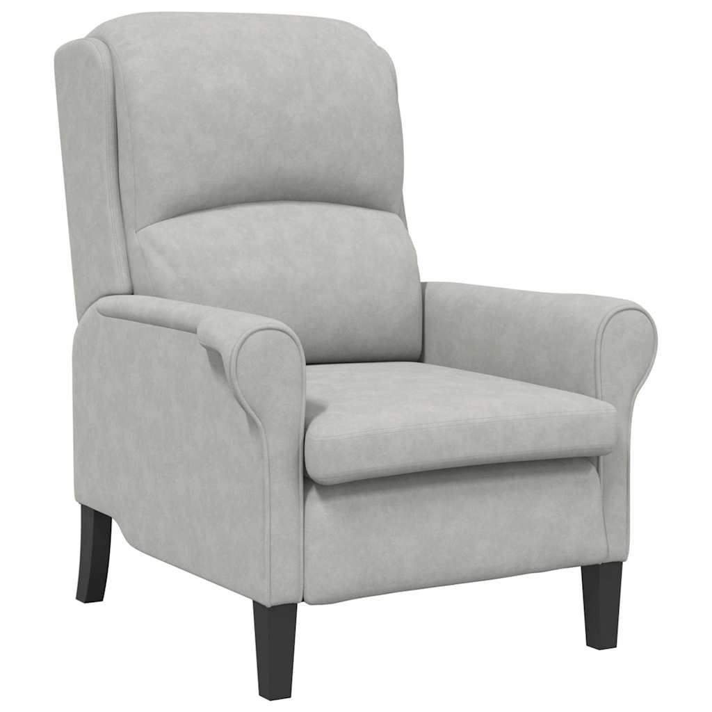 poltrona Grigio chiaro 76 x 94 x 102 cm Microfibra | homemem39