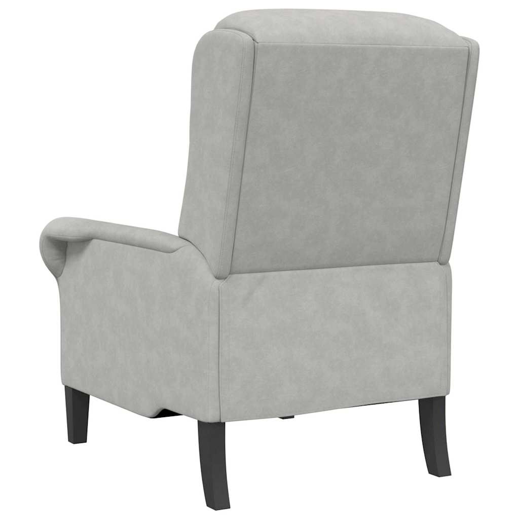 poltrona Grigio chiaro 76 x 94 x 102 cm Microfibra | homemem39