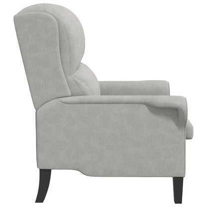 poltrona Grigio chiaro 76 x 94 x 102 cm Microfibra | homemem39