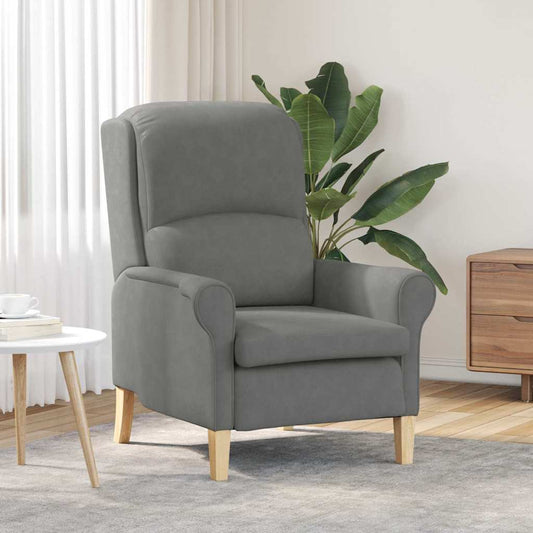 poltrona Grigio scuro 76 x 94 x 102 cm Microfibra